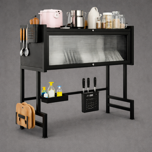 PLATERO CON TAPA 65CM ACERO INOXIDABLE