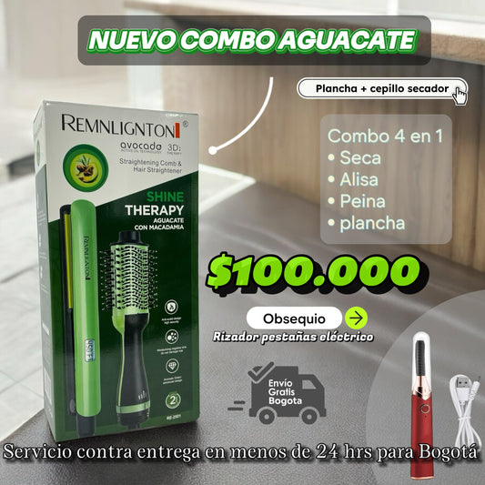 SÚPER COMBO AGUACATE + OBSEQUIO RIZADOR PESTAÑAS ELÉCTRICO!